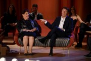 Foto/IPP/Gioia BotteghiRoma 05/11/2019 Maurizio Costanzo Show, ospite Matteo Renzi con Teresa BellanovaItaly Photo Press - World Copyright