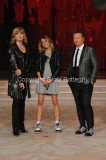 04/10/2014 Roma Ballando con le stelle, nella foto: Martina Stoessel ( Violetta), Milly Carlucci, Paolo Belli
