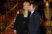 8/1/09 Roma presentazione del programma di raiuno BALLANDO CON LE STELLE, nella foto: Milly Carlucci e Fabrizio Del Noce