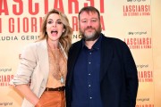 Foto/IPP/Gioia BotteghiRoma 21/12/2021 Presentazione del film Lasciarsi un giorno a Roma, nella foto Claudia Gerini con Stefano FresiItaly Photo Press - World Copyright