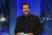 Foto/IPP/Gioia Botteghi
12/06/2018 Roma, Matteo Salvini ospite di Lilli Gruber a Otto e mezzo La7
 Italy Photo Press - World Copyright