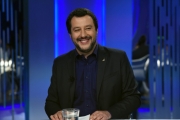 Foto/IPP/Gioia Botteghi
12/06/2018 Roma, Matteo Salvini ospite di Lilli Gruber a Otto e mezzo La7
 Italy Photo Press - World Copyright