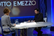 Foto/IPP/Gioia Botteghi
12/06/2018 Roma, Matteo Salvini ospite di Lilli Gruber a Otto e mezzo La7
 Italy Photo Press - World Copyright