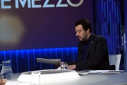 Foto/IPP/Gioia Botteghi
12/06/2018 Roma, Matteo Salvini ospite di Lilli Gruber a Otto e mezzo La7
 Italy Photo Press - World Copyright