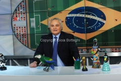 27/05/2014 Roma spot per il programma MAXINHO DO BRASIL, nella foto Vincenzo D'Amico