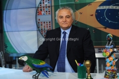 27/05/2014 Roma spot per il programma MAXINHO DO BRASIL, nella foto Vincenzo D'Amico
