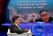 Foto/IPP/Gioia BotteghiRoma10/10/2023 ospite della tramissione  l ambasciatore israeliano in Italia Alon Bar Italy Photo Press - World Copyright