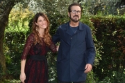 Foto/IPP/Gioia Botteghi12/10/2018 Roma, presentazione della seconda serie della fiction Rocco Schiavone, nella foto:   Claudia Vismara con Marco Giallini Italy Photo Press - World Copyright