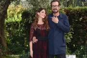 Foto/IPP/Gioia Botteghi12/10/2018 Roma, presentazione della seconda serie della fiction Rocco Schiavone, nella foto:   Claudia Vismara con Marco Giallini Italy Photo Press - World Copyright