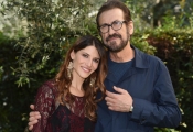 Foto/IPP/Gioia Botteghi12/10/2018 Roma, presentazione della seconda serie della fiction Rocco Schiavone, nella foto:   Claudia Vismara con Marco Giallini Italy Photo Press - World Copyright
