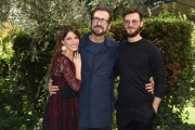 Foto/IPP/Gioia Botteghi12/10/2018 Roma, presentazione della seconda serie della fiction Rocco Schiavone, nella foto:   Claudia Vismara e Ernesto D'Argenio con Marco Giallini Italy Photo Press - World Copyright