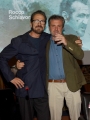 Foto/IPP/Gioia Botteghi12/10/2018 Roma, presentazione della seconda serie della fiction Rocco Schiavone, nella foto: Marco Giallini e lo scrittore Antonio Manzini Italy Photo Press - World Copyright
