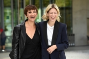 Foto/IPP/Gioia Botteghi
Roma 22/10/2018 presentazione del film Uno di famiglia, nella foto: Sarah Felberbaum e Lucia Ocone
 Italy Photo Press - World Copyright