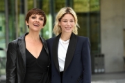 Foto/IPP/Gioia Botteghi
Roma 22/10/2018 presentazione del film Uno di famiglia, nella foto: Sarah Felberbaum e Lucia Ocone
 Italy Photo Press - World Copyright