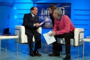 14/02/08 Berlusconi ospite di 1 mattina con Luca Giurato e Anna Maria Ammirati capo struttura