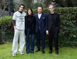 Foto/IPP/Gioia BotteghiRoma 21/02/2022 fiction rai 1 Vostro onore, nella foto Stefano Accorsi e Barbara Ronchi, Matteo Oscar, Francesco Colella ed il regista Alessandro CasaleItaly Photo Press - World Copyright
