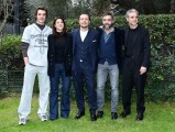 Foto/IPP/Gioia BotteghiRoma 21/02/2022 fiction rai 1 Vostro onore, nella foto Stefano Accorsi e Barbara Ronchi, Matteo Oscar, Francesco Colella ed il regista Alessandro CasaleItaly Photo Press - World Copyright
